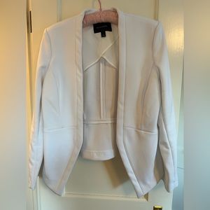 Banana Republic Cutaway Blazer 10/12 Snowday White Soft
